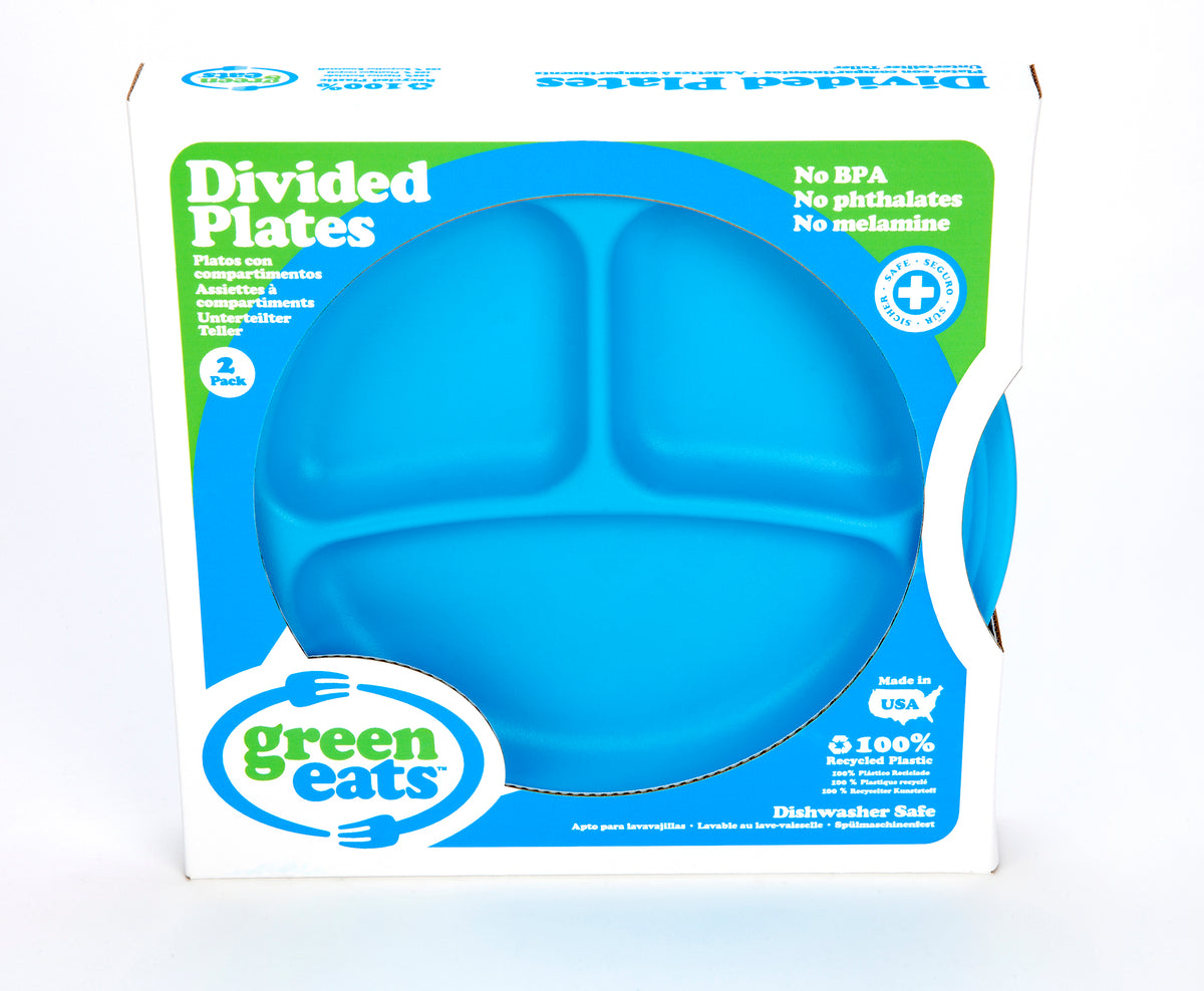 Green divided plate – oogaa