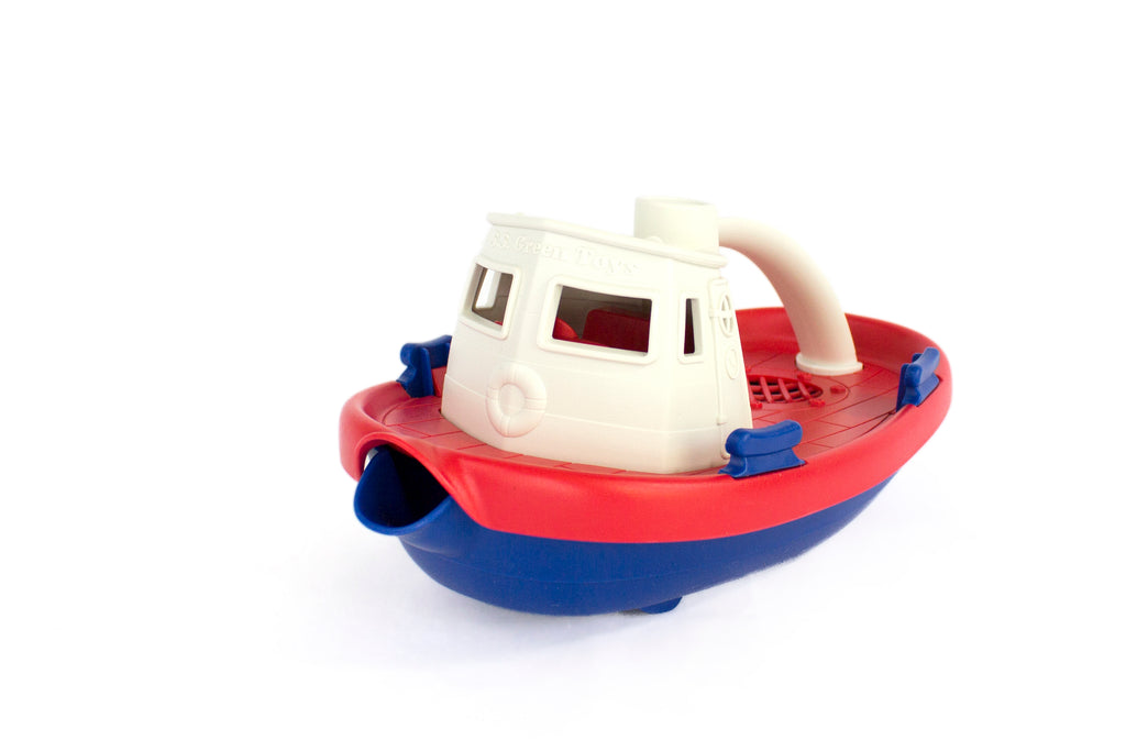 100% Recycled Plastic Tug Boat by Green Toys – Green Tulip